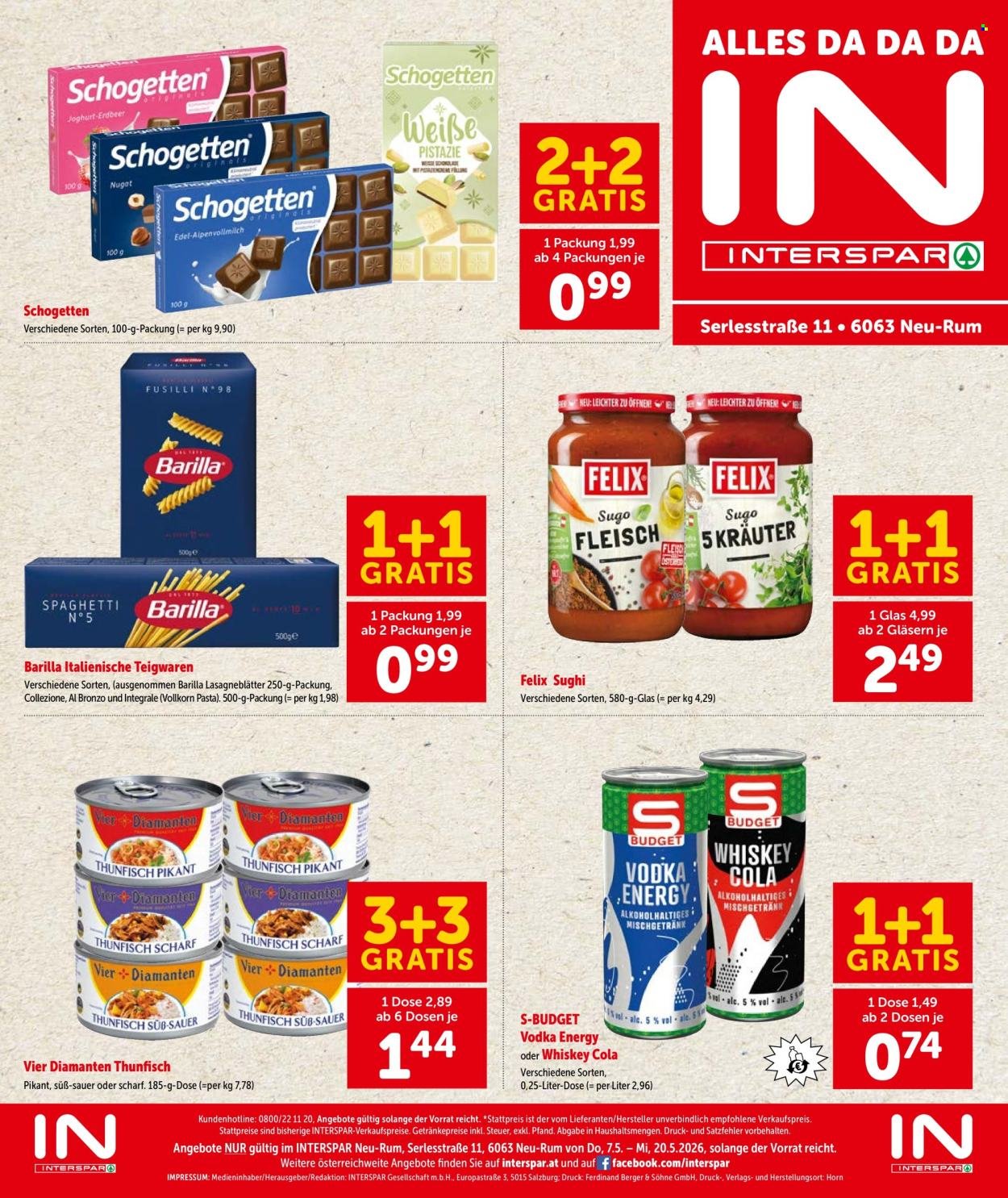 INTERSPAR Flugblatt - Ab Donnerstag, 7.5.2026
