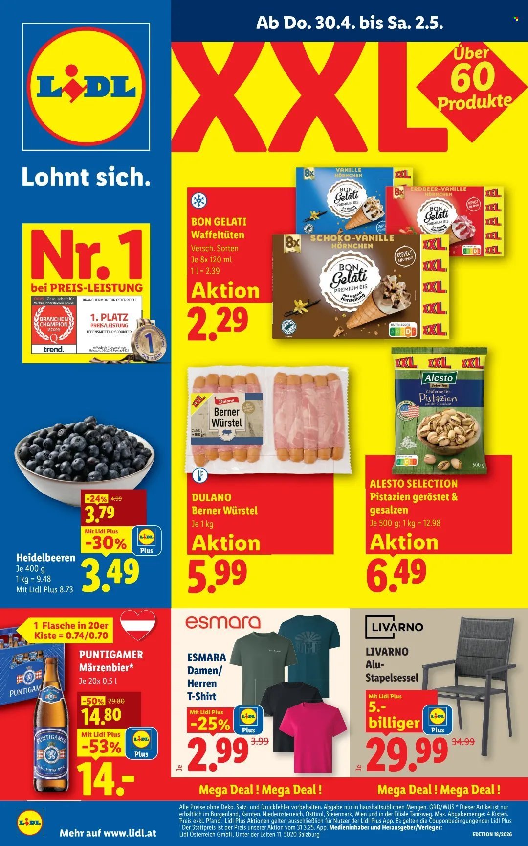 LIDL Flugblatt - Ab Donnerstag, 30.4.2026