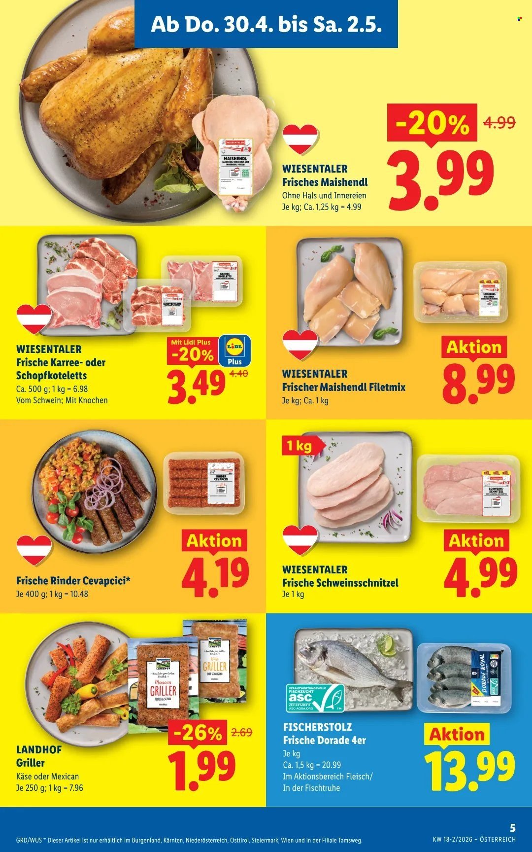 LIDL Flugblatt - Ab Donnerstag, 30.4.2026