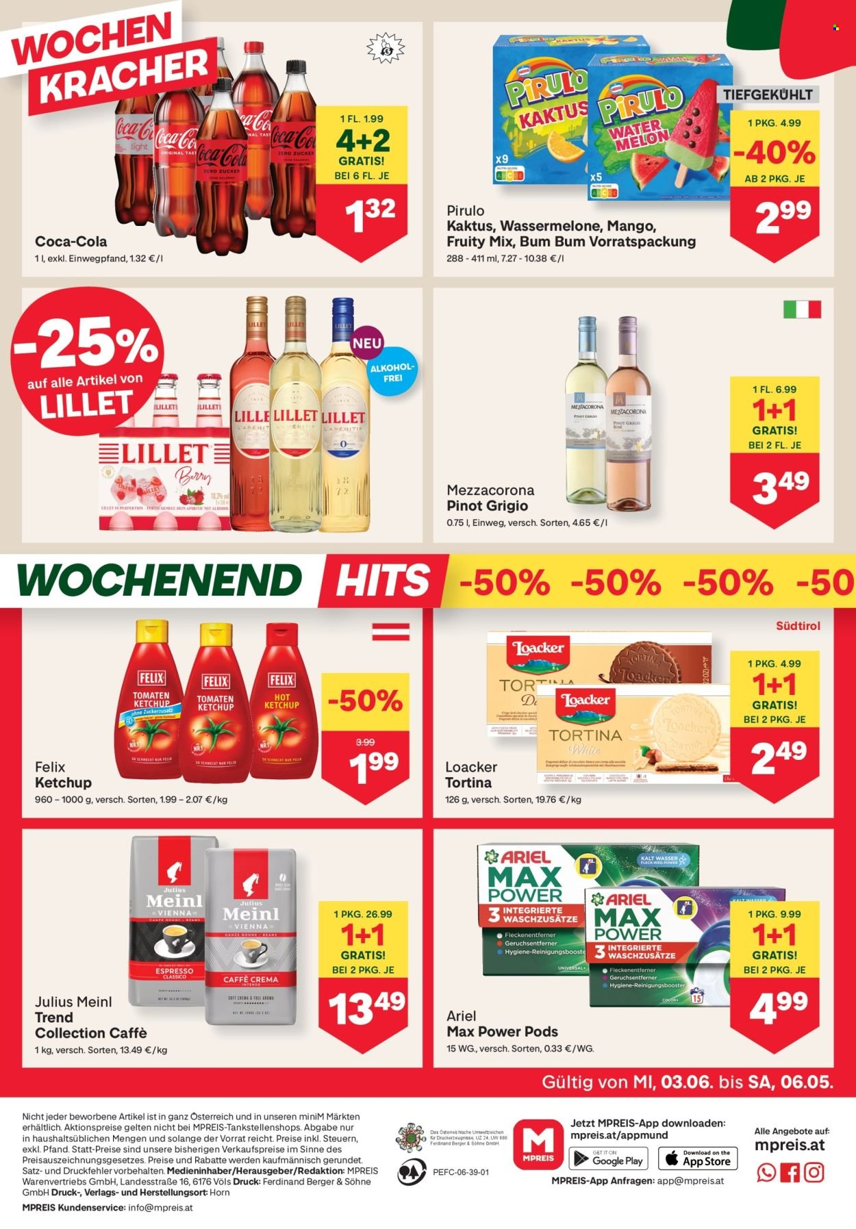 MPREIS Flugblatt - Ab Mittwoch, 3.6.2026