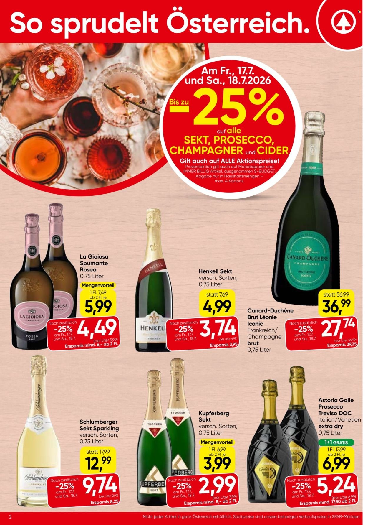 INTERSPAR Flugblatt - Ab Donnerstag, 16.7.2026