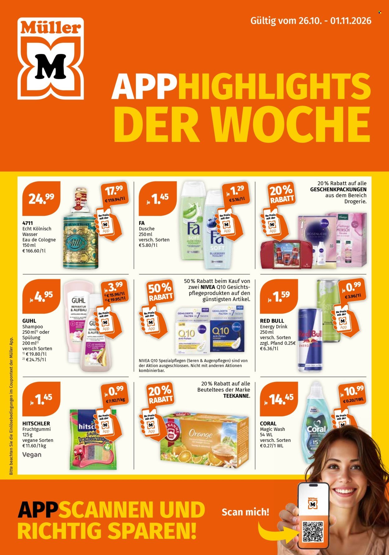 MÜLLER Flugblatt - Ab Montag, 26.10.2026