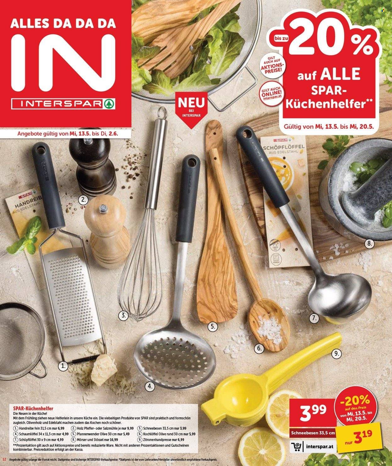 INTERSPAR Flugblatt - Ab Mittwoch, 13.5.2026