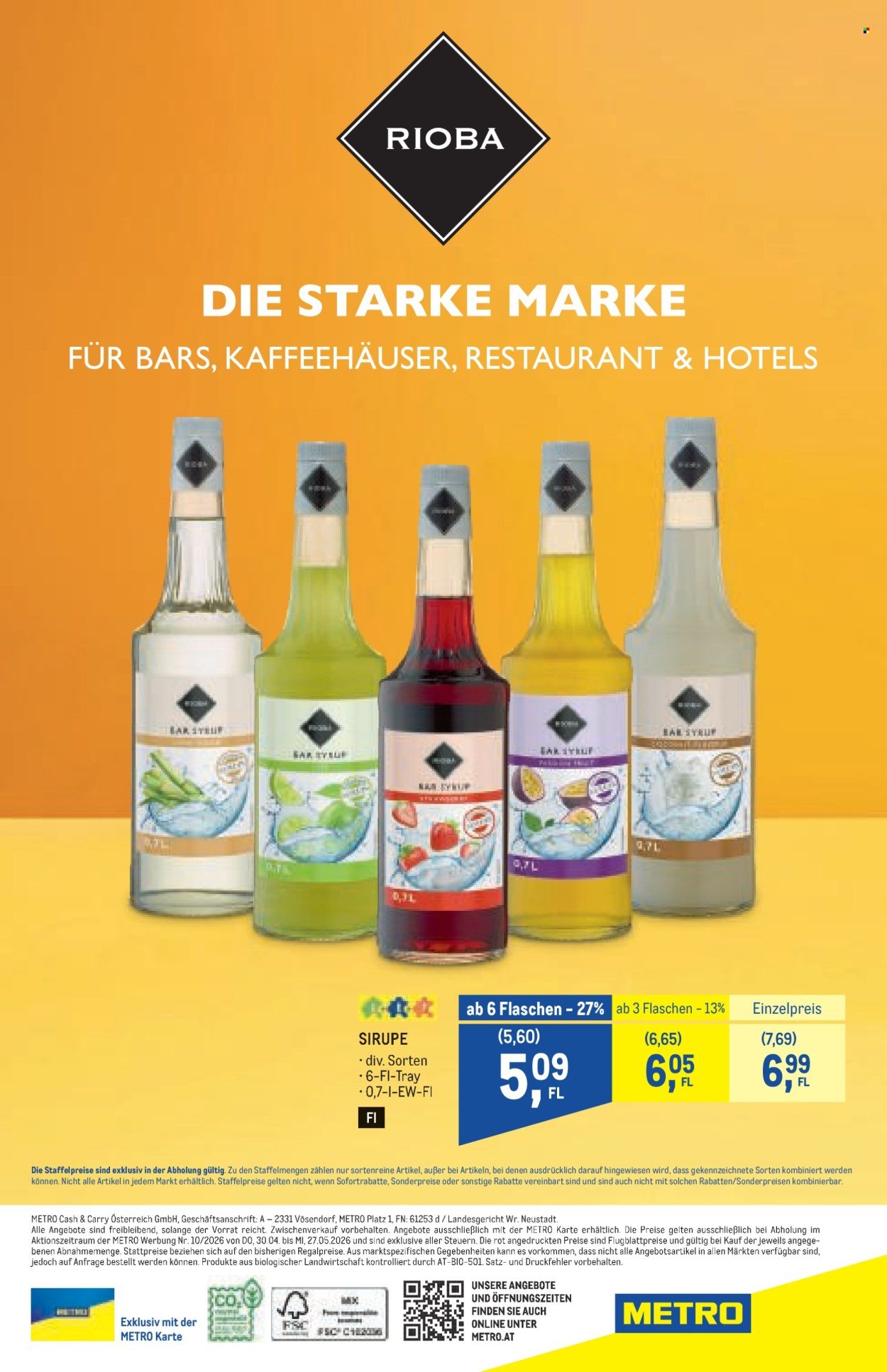 METRO Flugblatt - Getränke Spezial