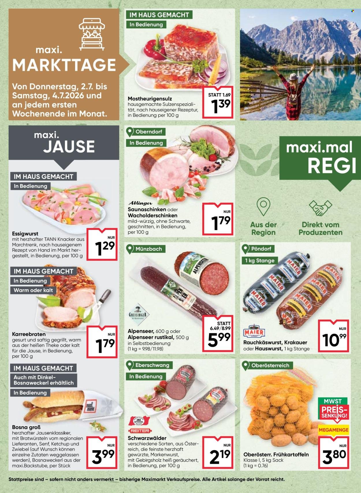 MAXIMARKT Flugblatt - Ab Mittwoch, 1.7.2026