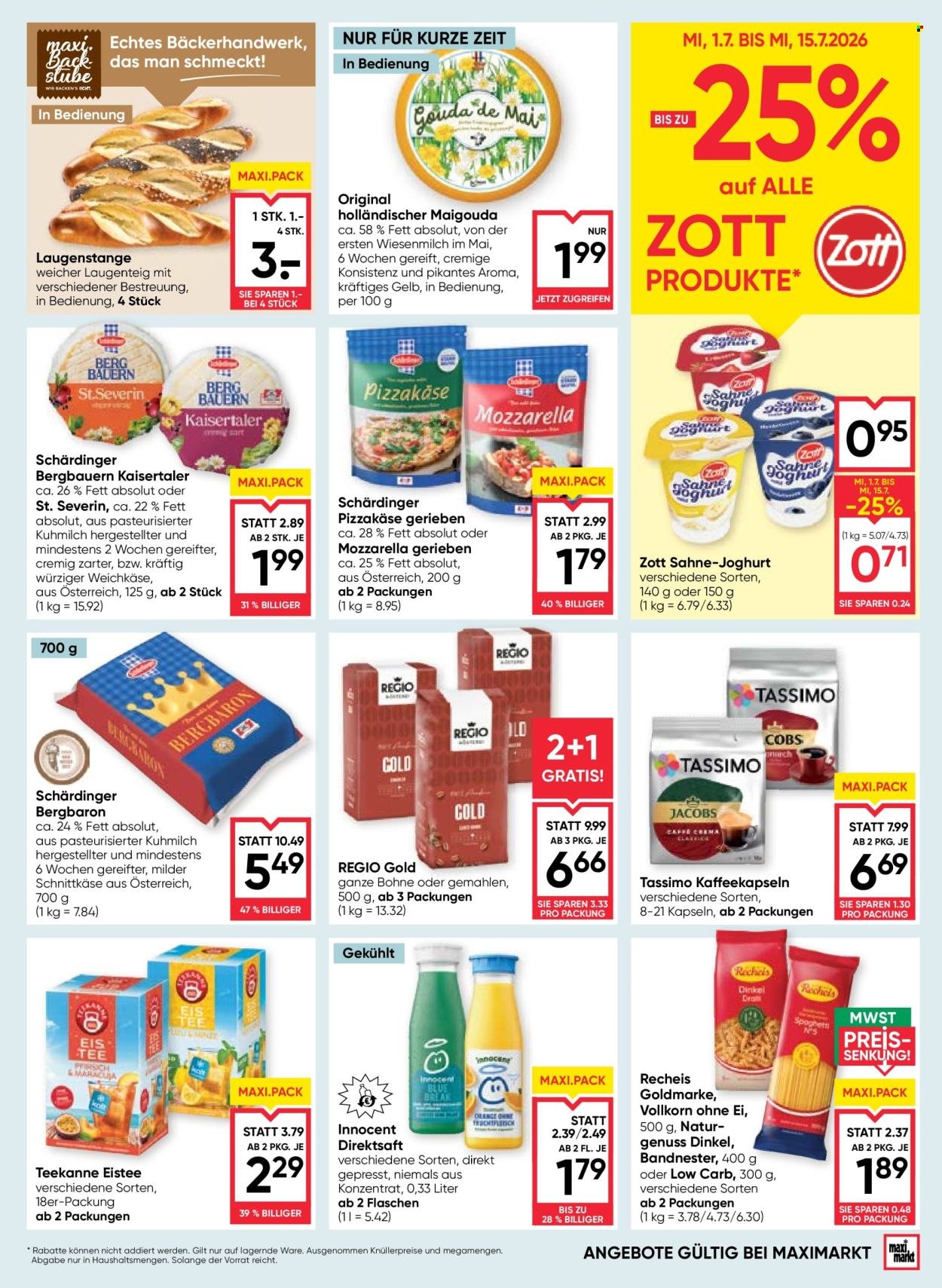 MAXIMARKT Flugblatt - Ab Mittwoch, 1.7.2026