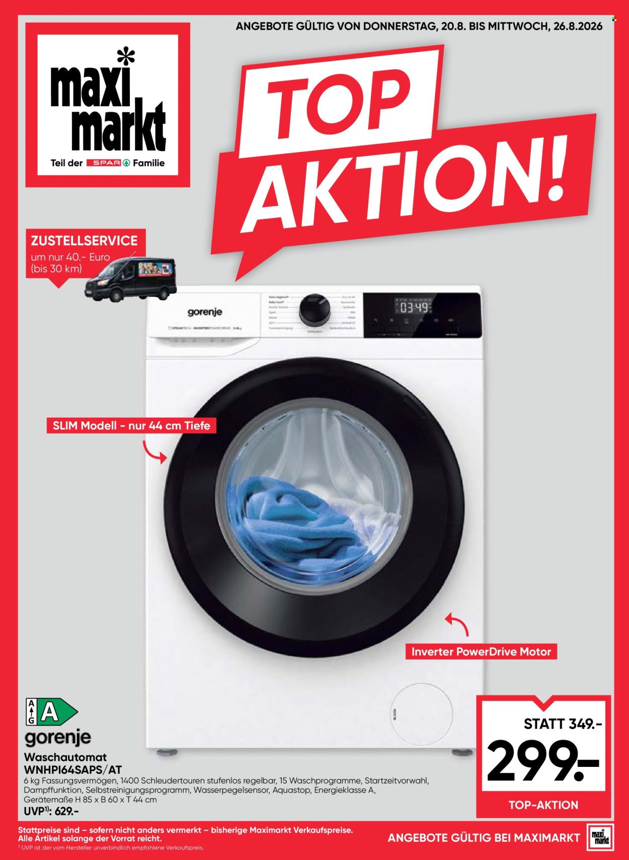 MAXIMARKT Flugblatt - Ab Donnerstag, 20.8.2026