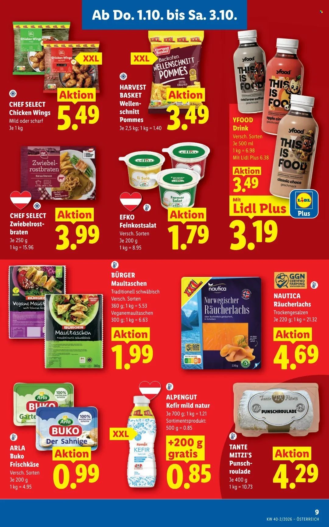LIDL Flugblatt - Ab Donnerstag, 1.10.2026