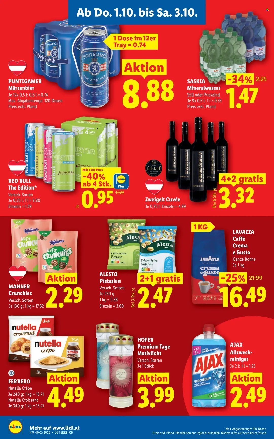 LIDL Flugblatt - Ab Donnerstag, 1.10.2026