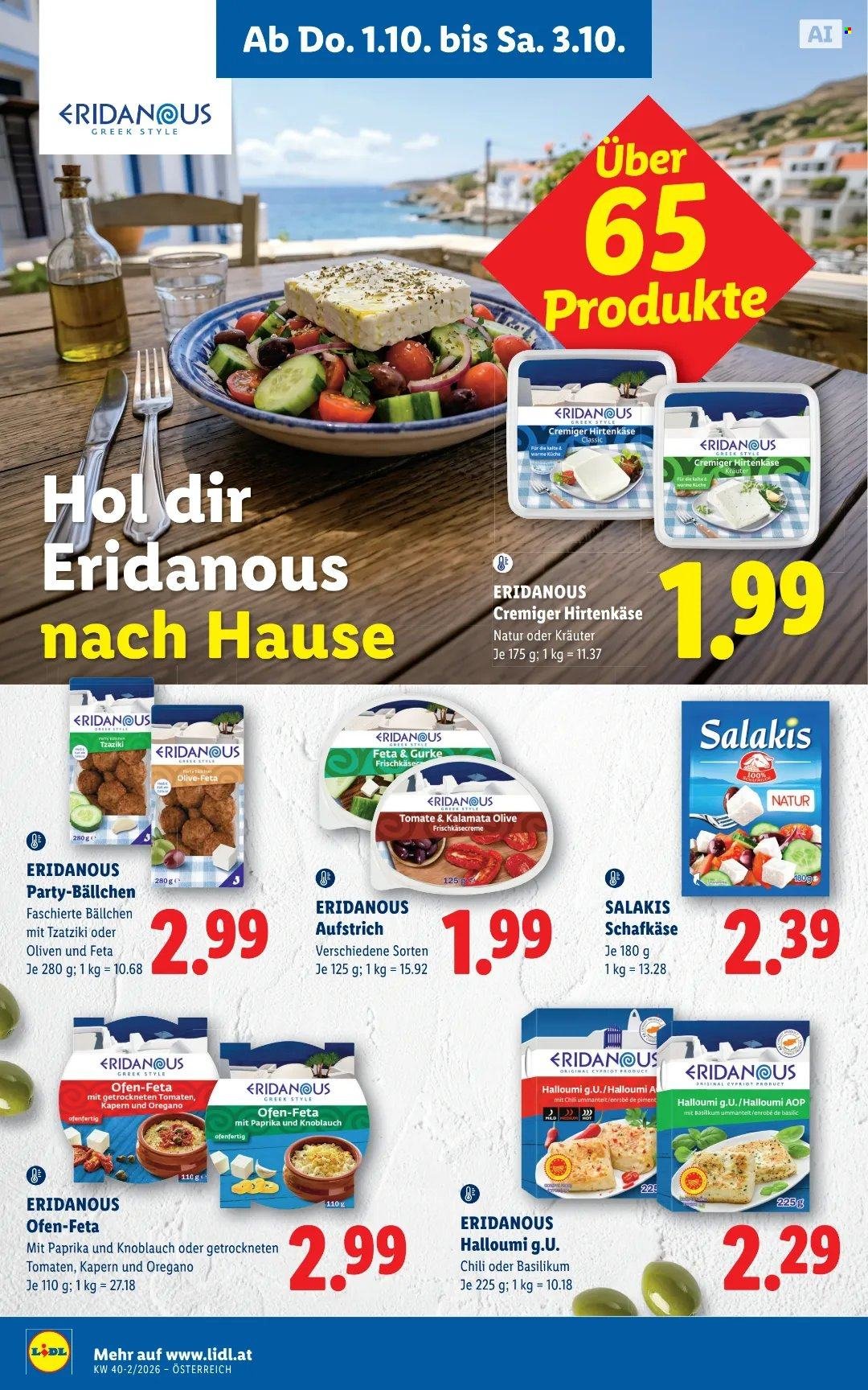 LIDL Flugblatt - Ab Donnerstag, 1.10.2026
