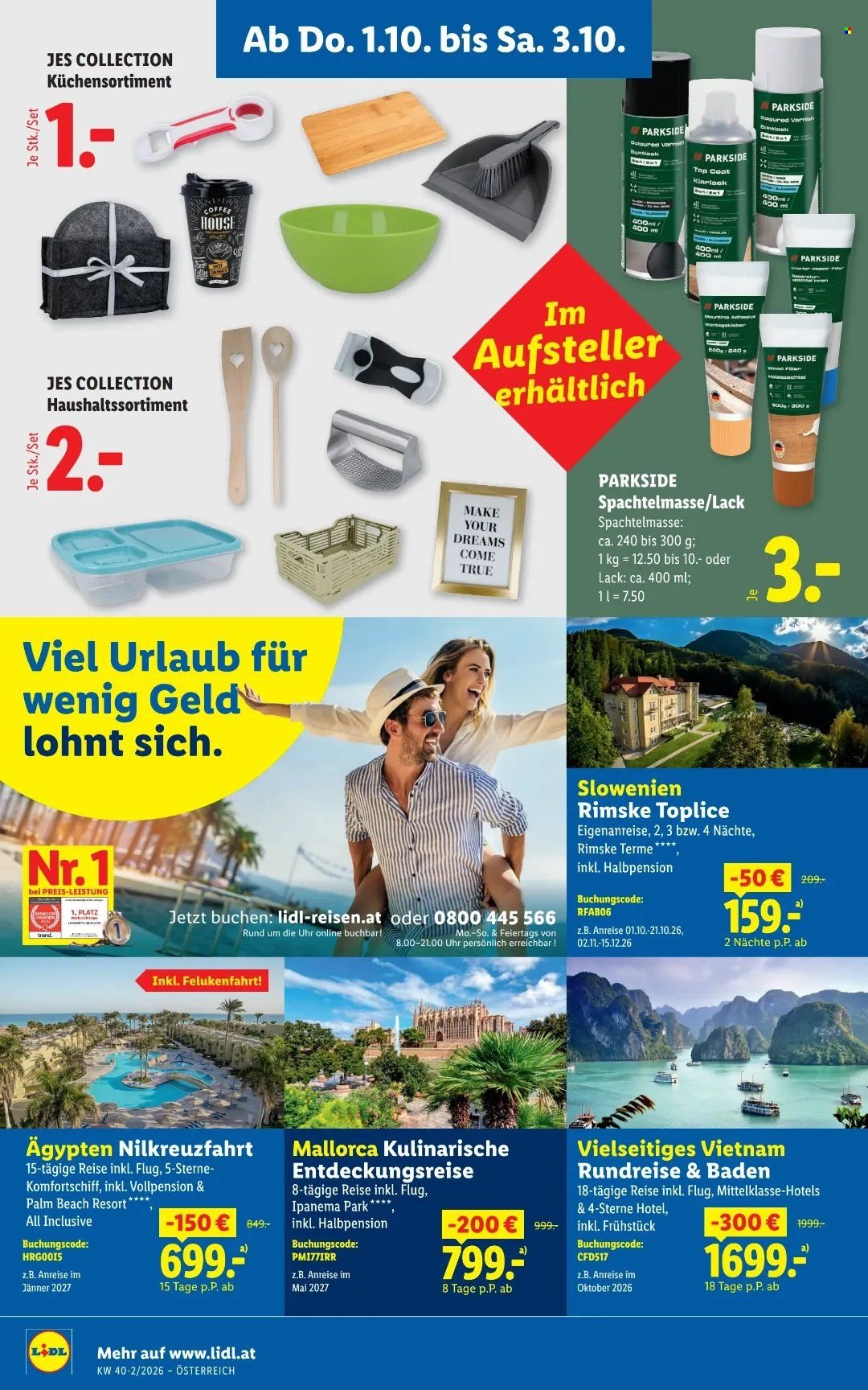 LIDL Flugblatt - Ab Donnerstag, 1.10.2026