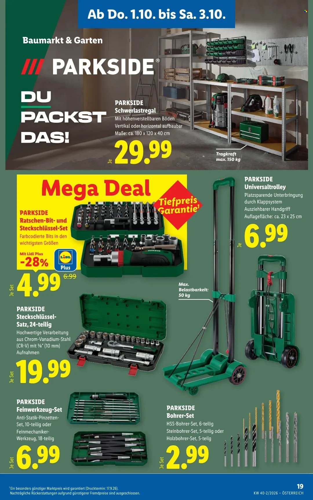 LIDL Flugblatt - Ab Donnerstag, 1.10.2026