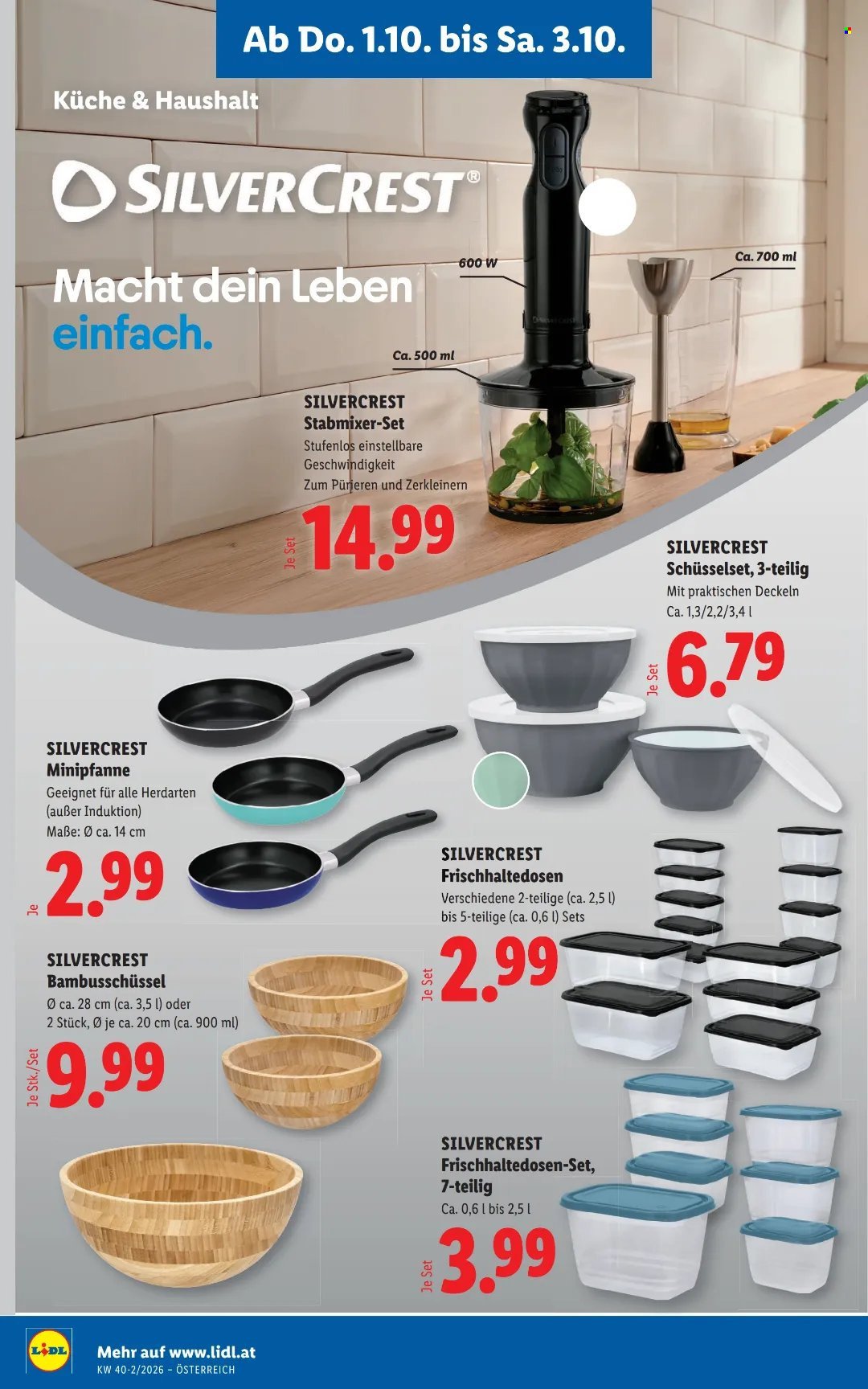 LIDL Flugblatt - Ab Donnerstag, 1.10.2026