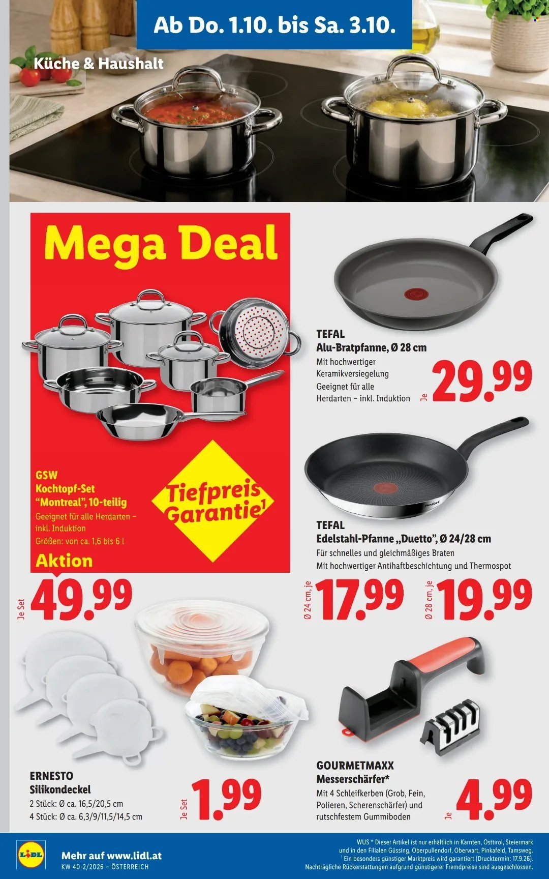 LIDL Flugblatt - Ab Donnerstag, 1.10.2026