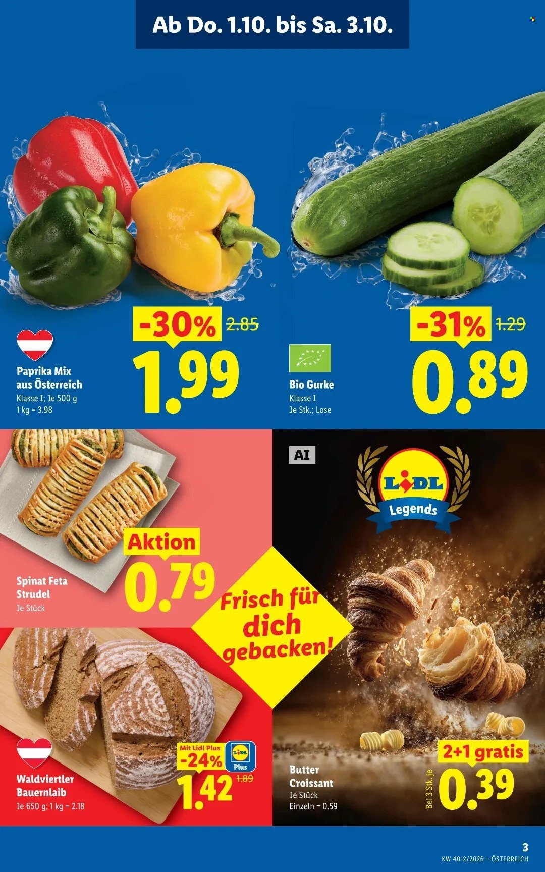 LIDL Flugblatt - Ab Donnerstag, 1.10.2026