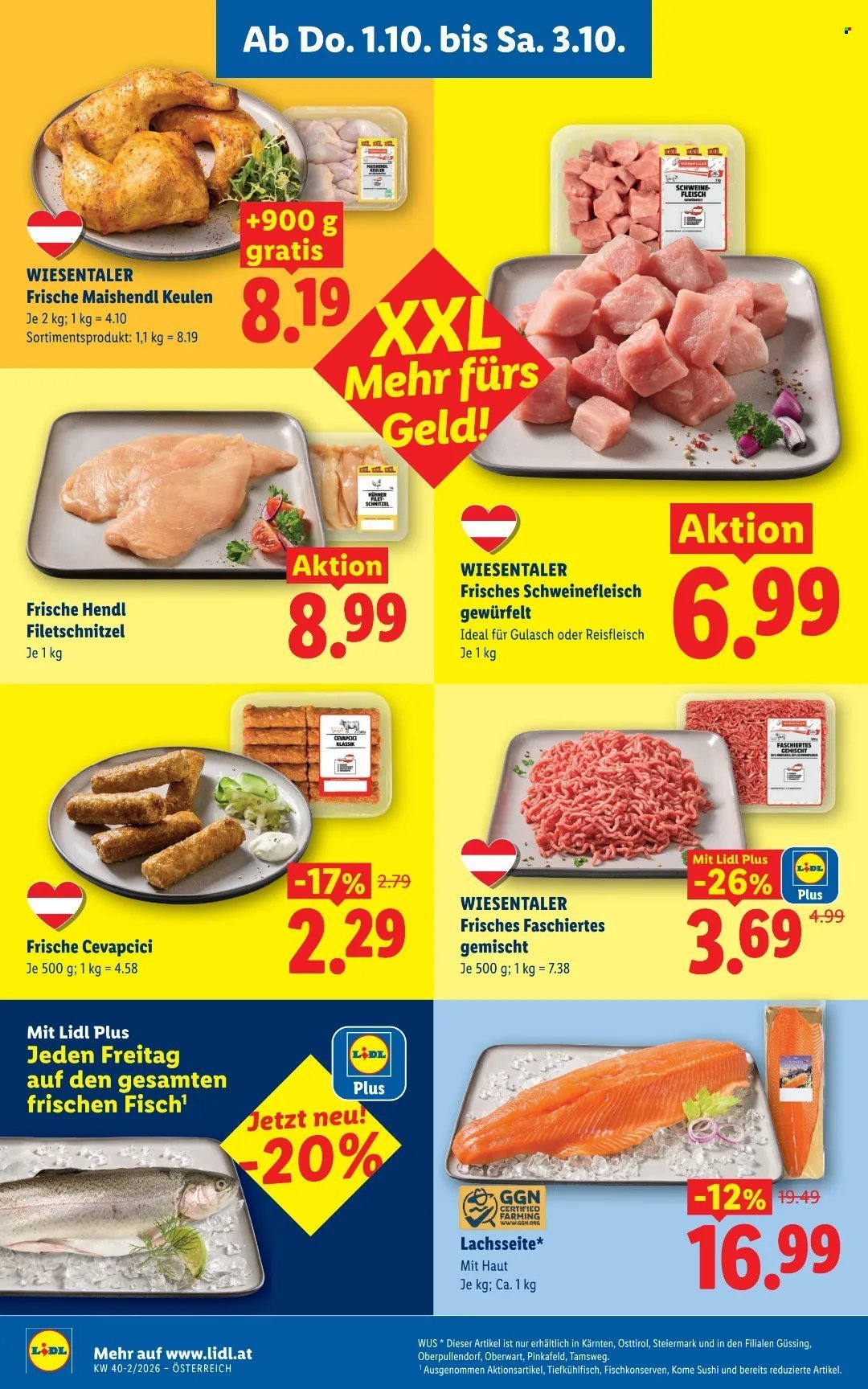 LIDL Flugblatt - Ab Donnerstag, 1.10.2026
