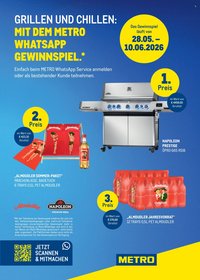 METRO Flugblatt - WhatsApp Gewinnspiel