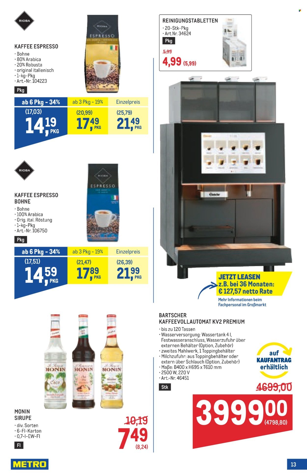 METRO Flugblatt - Kaffee Spezial