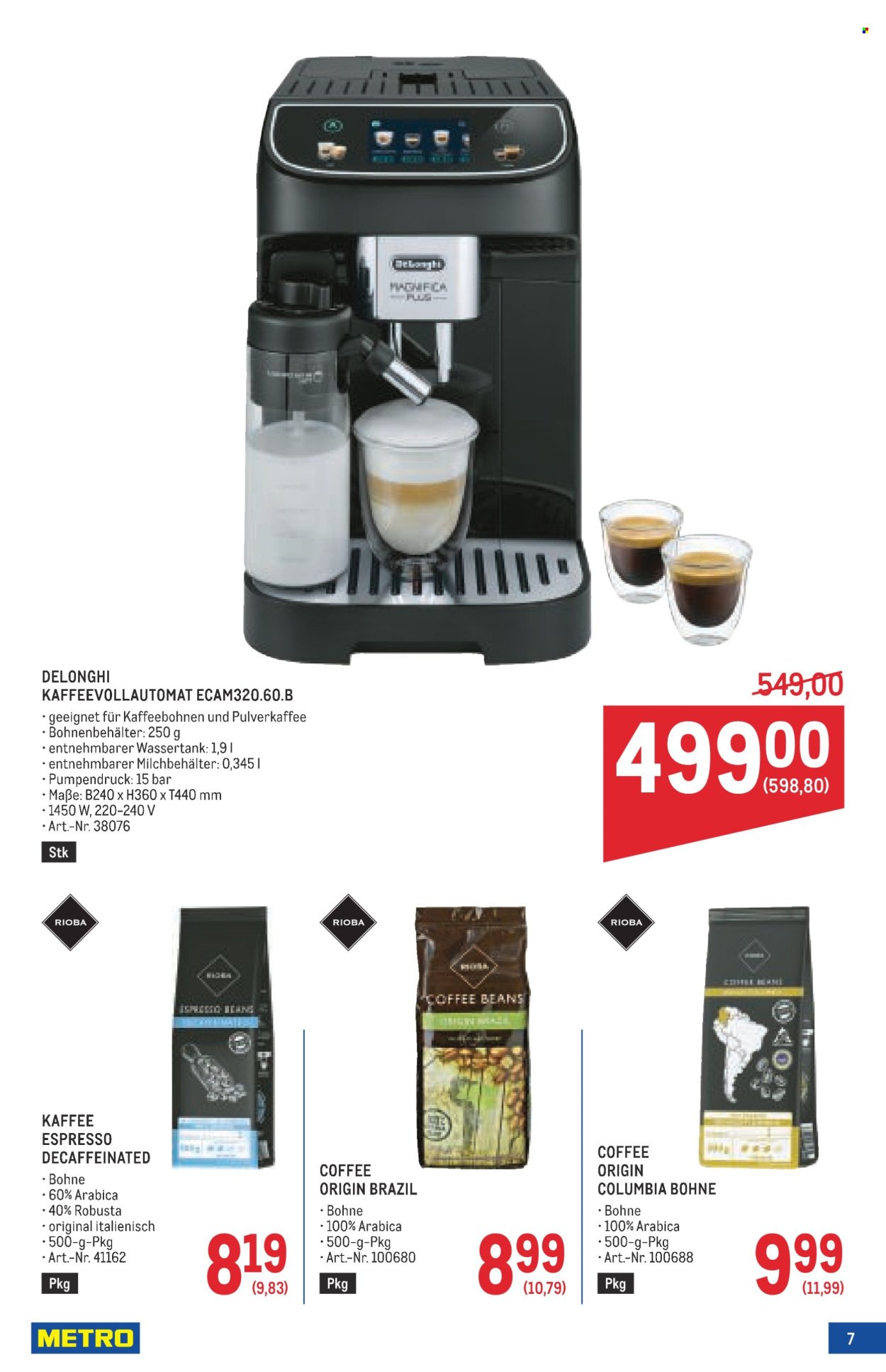 METRO Flugblatt - Kaffee Spezial