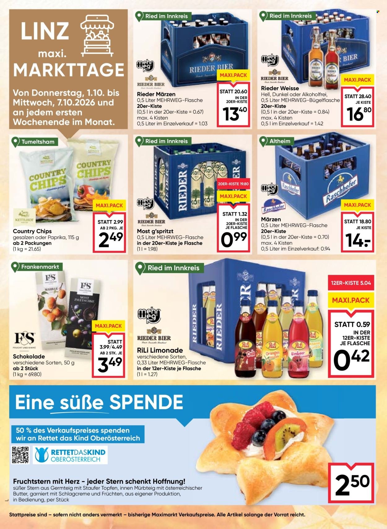 MAXIMARKT Flugblatt - Ab Donnerstag, 1.10.2026