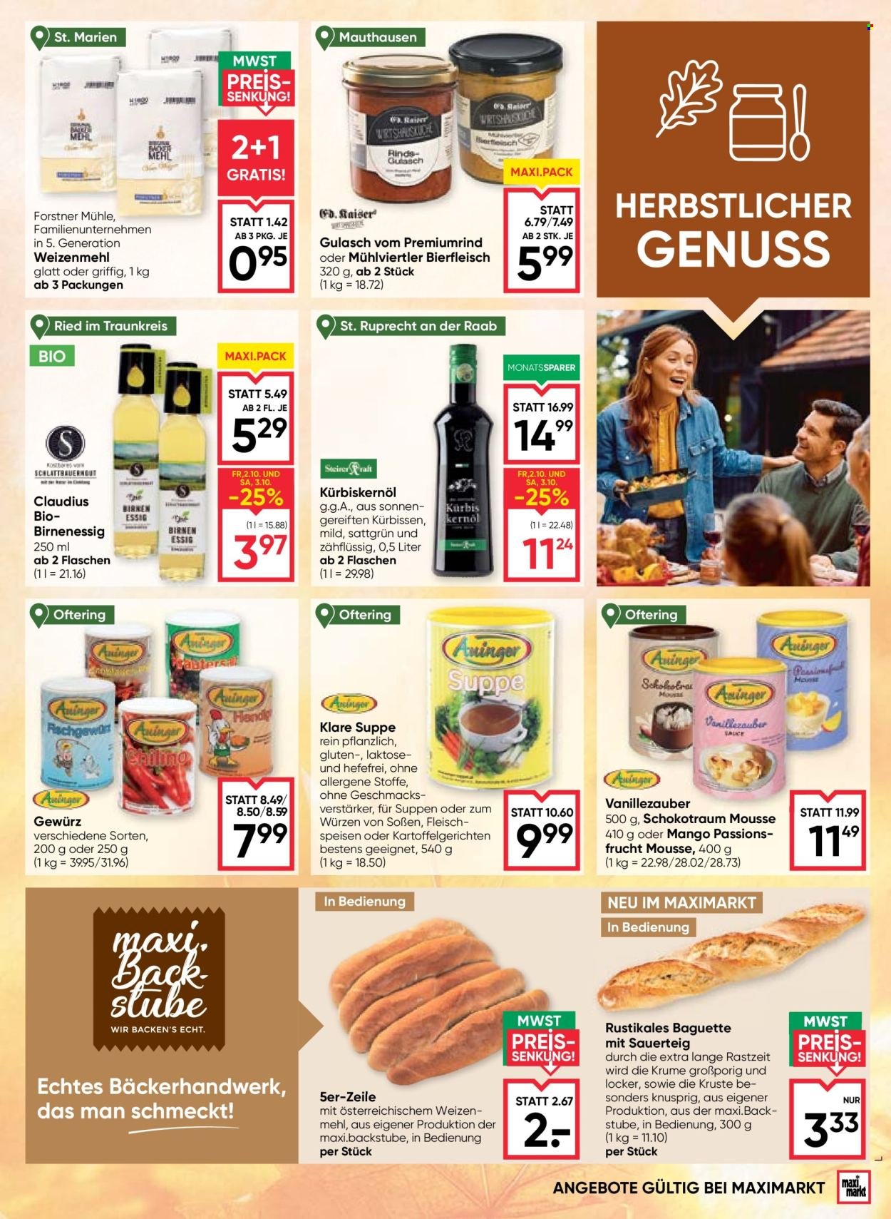 MAXIMARKT Flugblatt - Ab Donnerstag, 1.10.2026