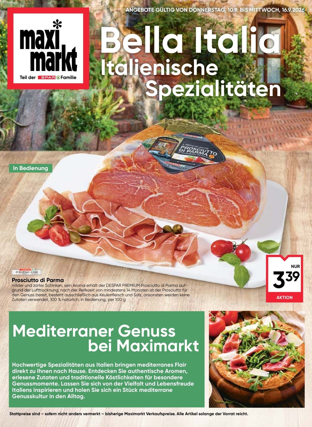 MAXIMARKT Flugblatt - Ab Donnerstag, 10.9.2026