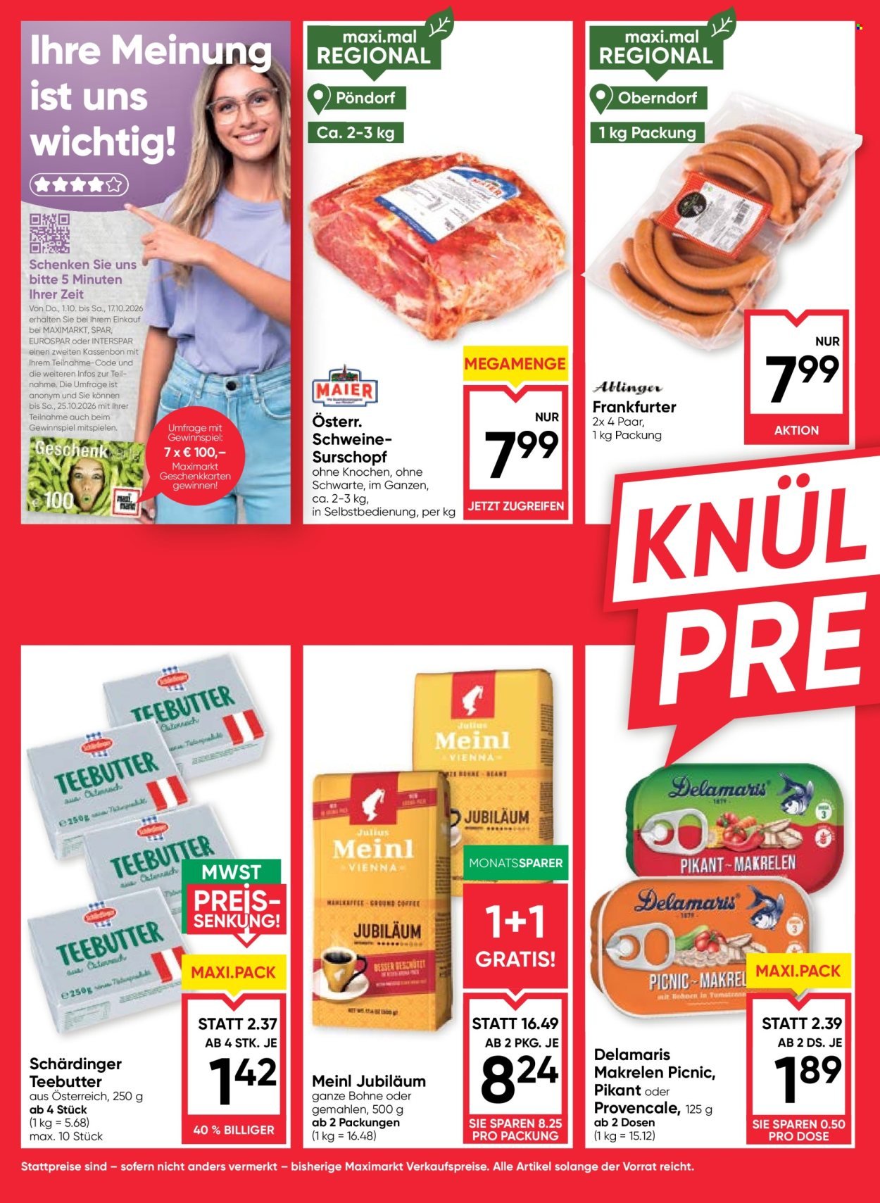 MAXIMARKT Flugblatt - Ab Donnerstag, 1.10.2026