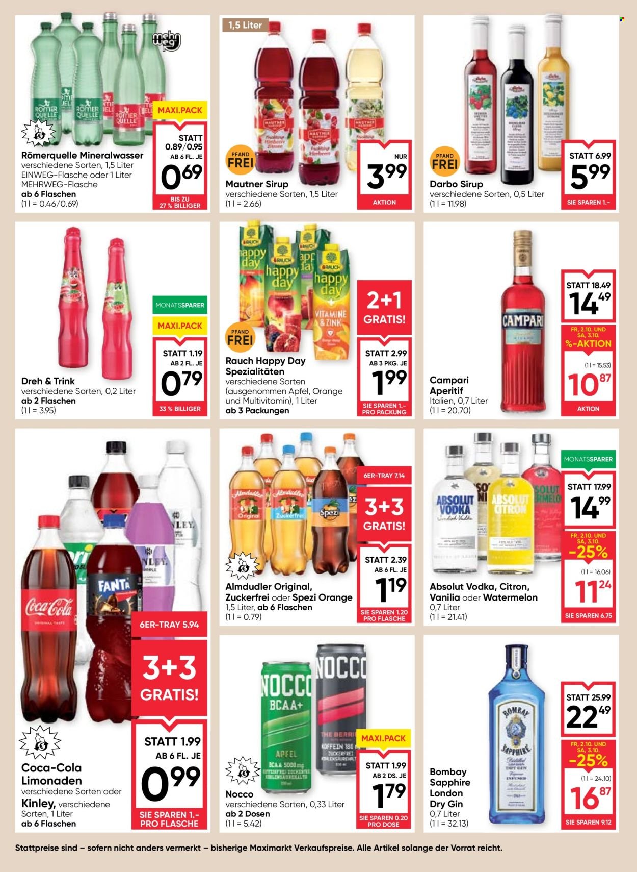 MAXIMARKT Flugblatt - Ab Donnerstag, 1.10.2026