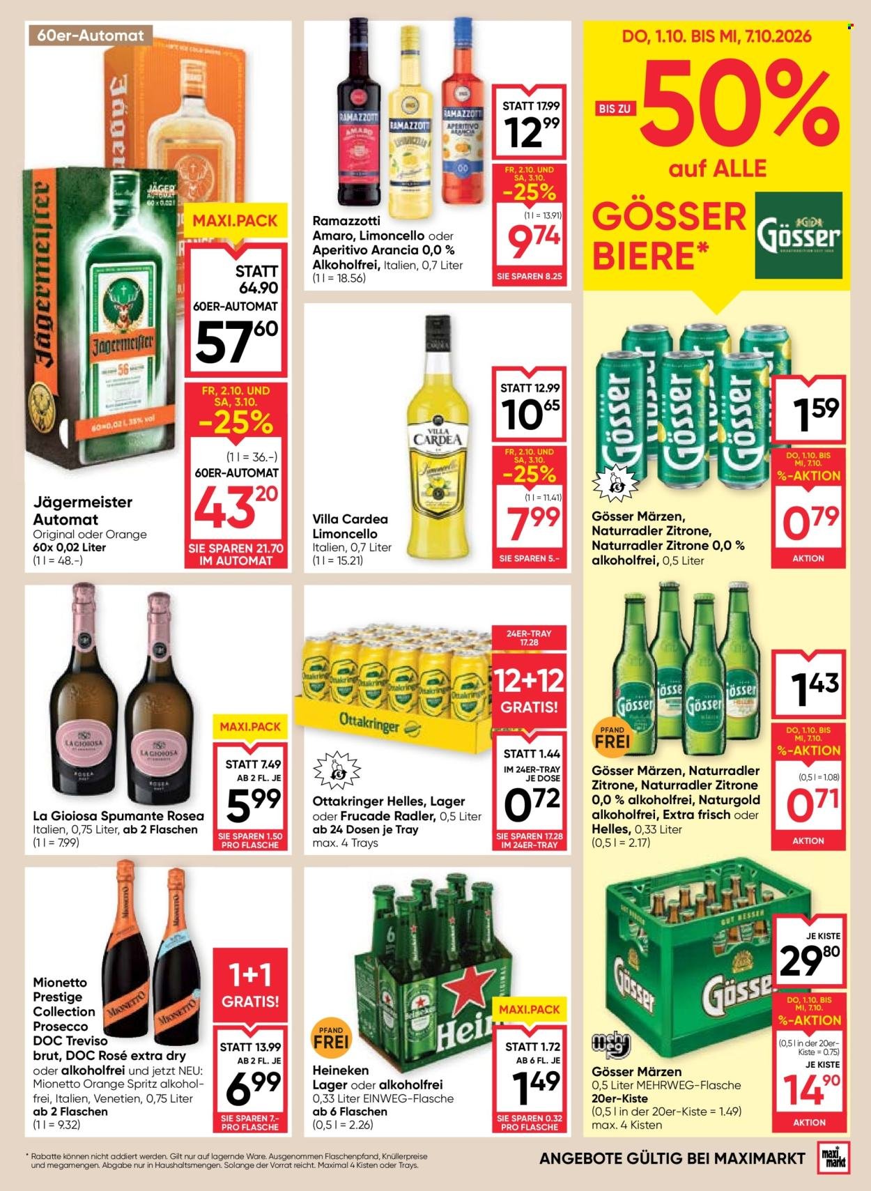 MAXIMARKT Flugblatt - Ab Donnerstag, 1.10.2026