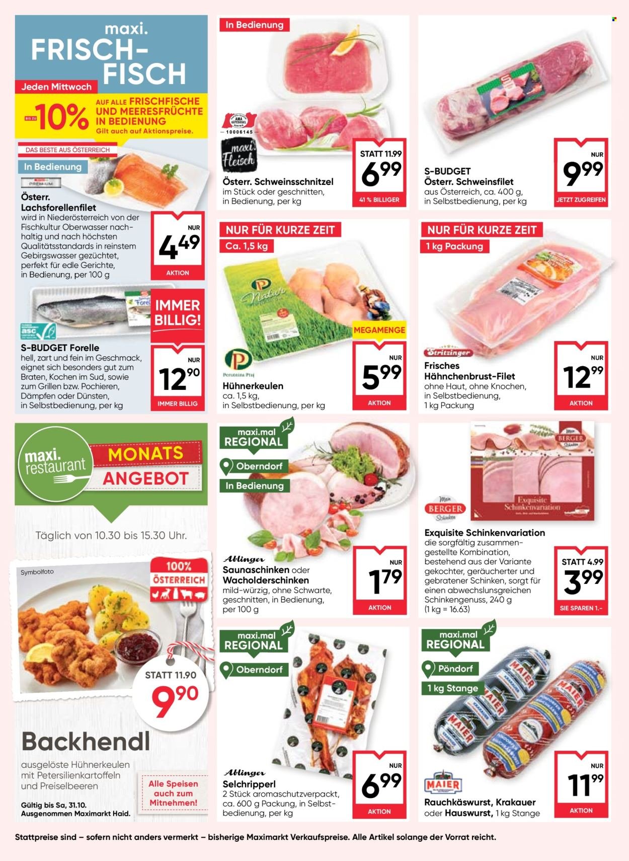 MAXIMARKT Flugblatt - Ab Donnerstag, 1.10.2026
