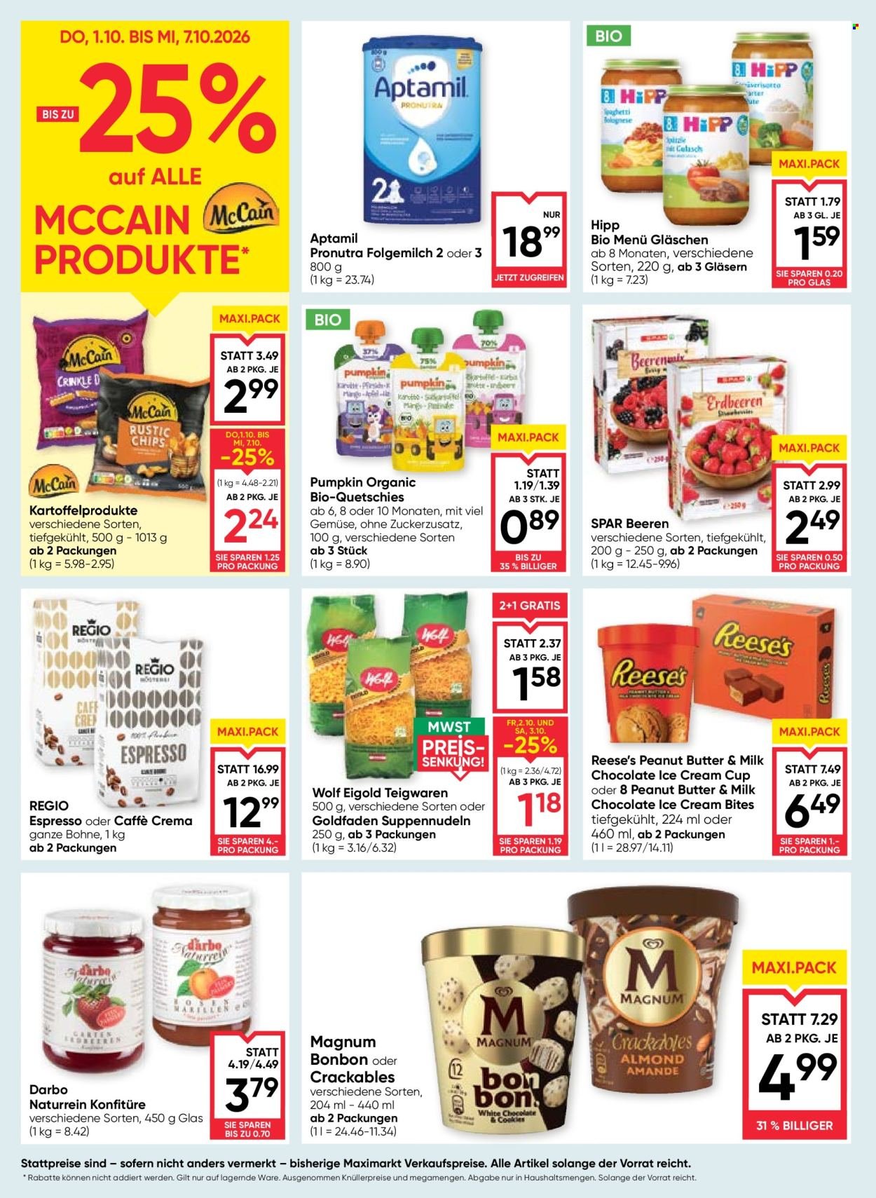 MAXIMARKT Flugblatt - Ab Donnerstag, 1.10.2026