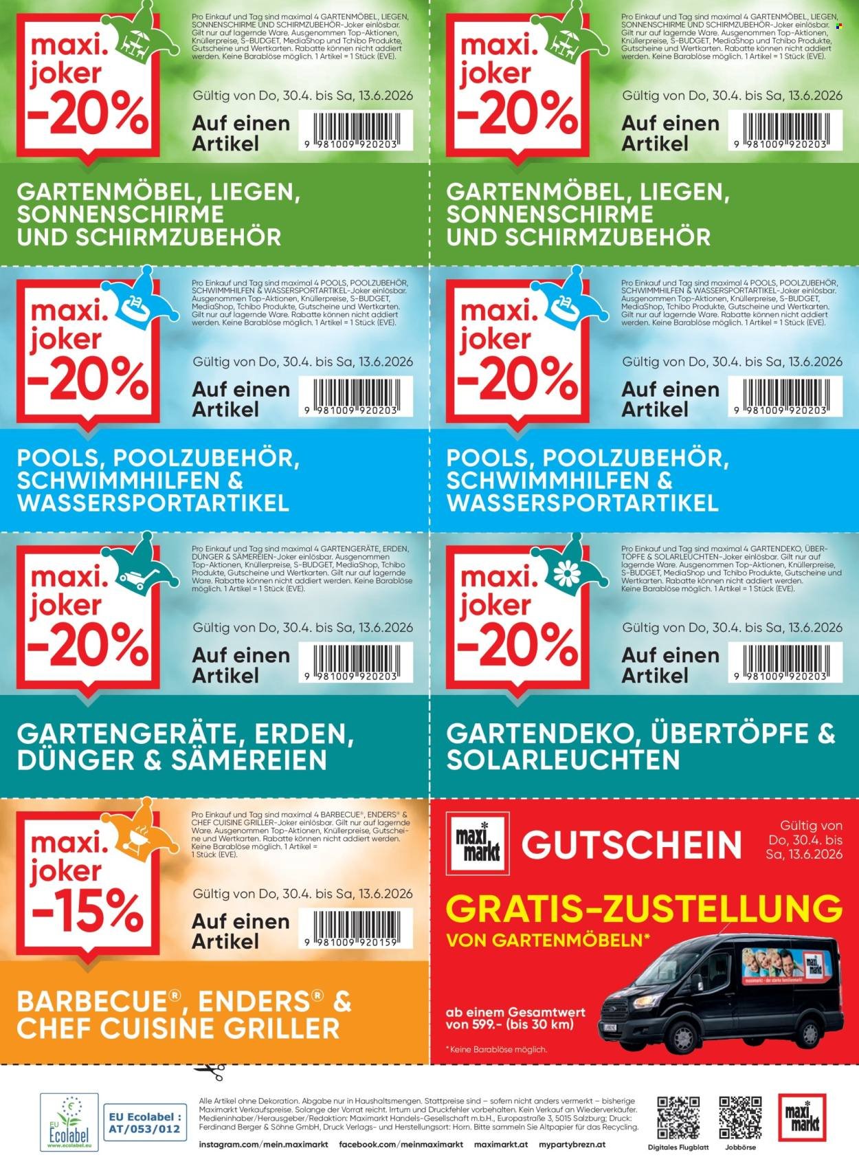 MAXIMARKT Flugblatt - Ab Donnerstag, 30.4.2026