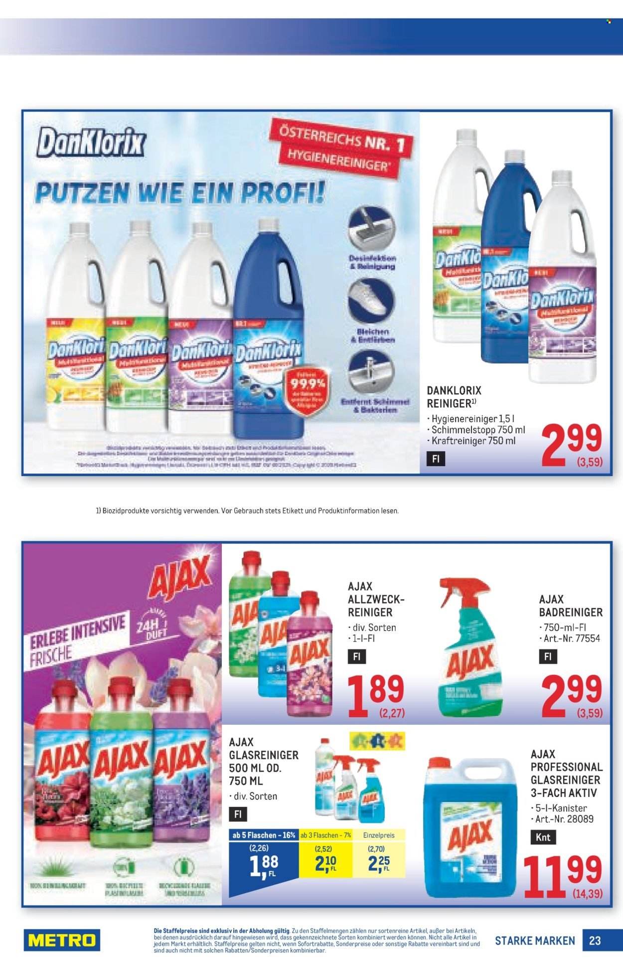 METRO Flugblatt - Starke Marken