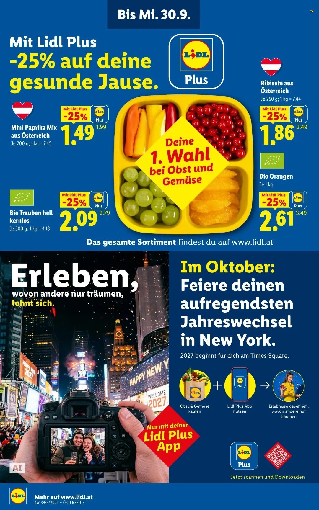 LIDL Flugblatt - Ab Donnerstag, 24.9.2026