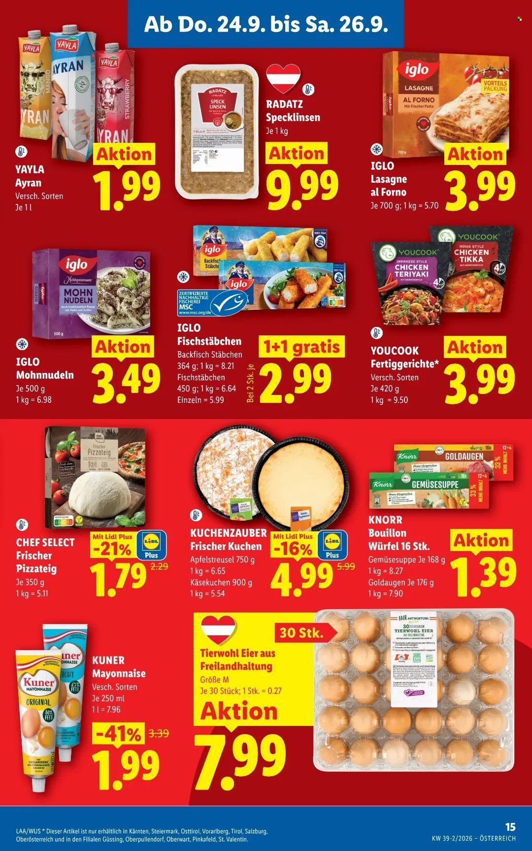 LIDL Flugblatt - Ab Donnerstag, 24.9.2026