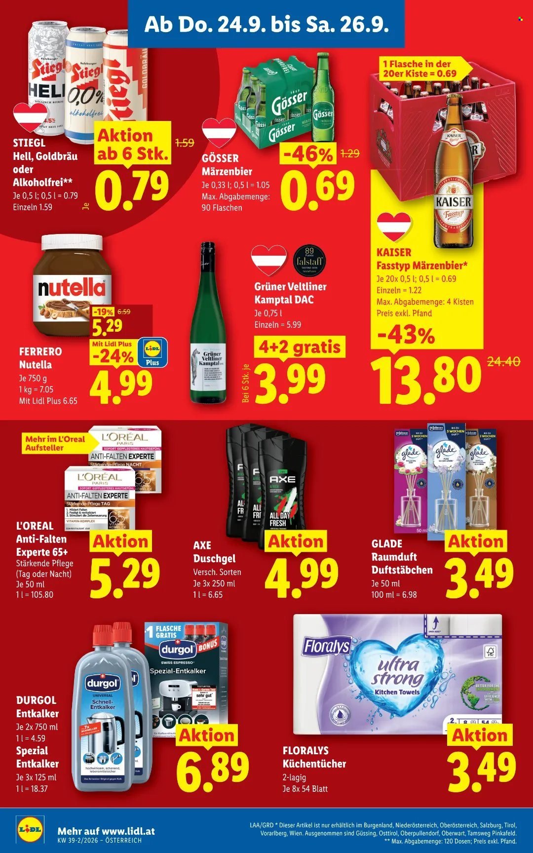 LIDL Flugblatt - Ab Donnerstag, 24.9.2026
