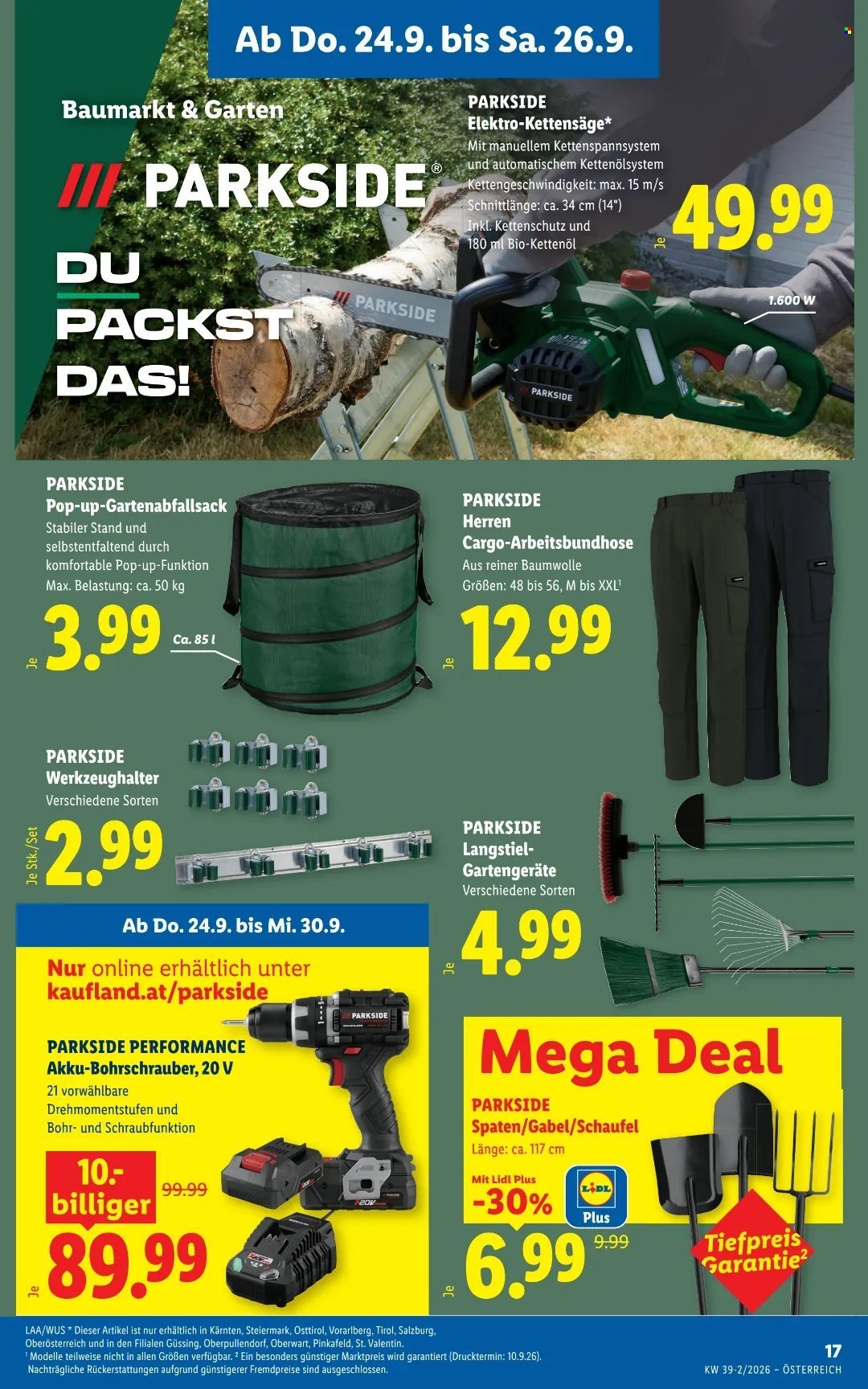 LIDL Flugblatt - Ab Donnerstag, 24.9.2026