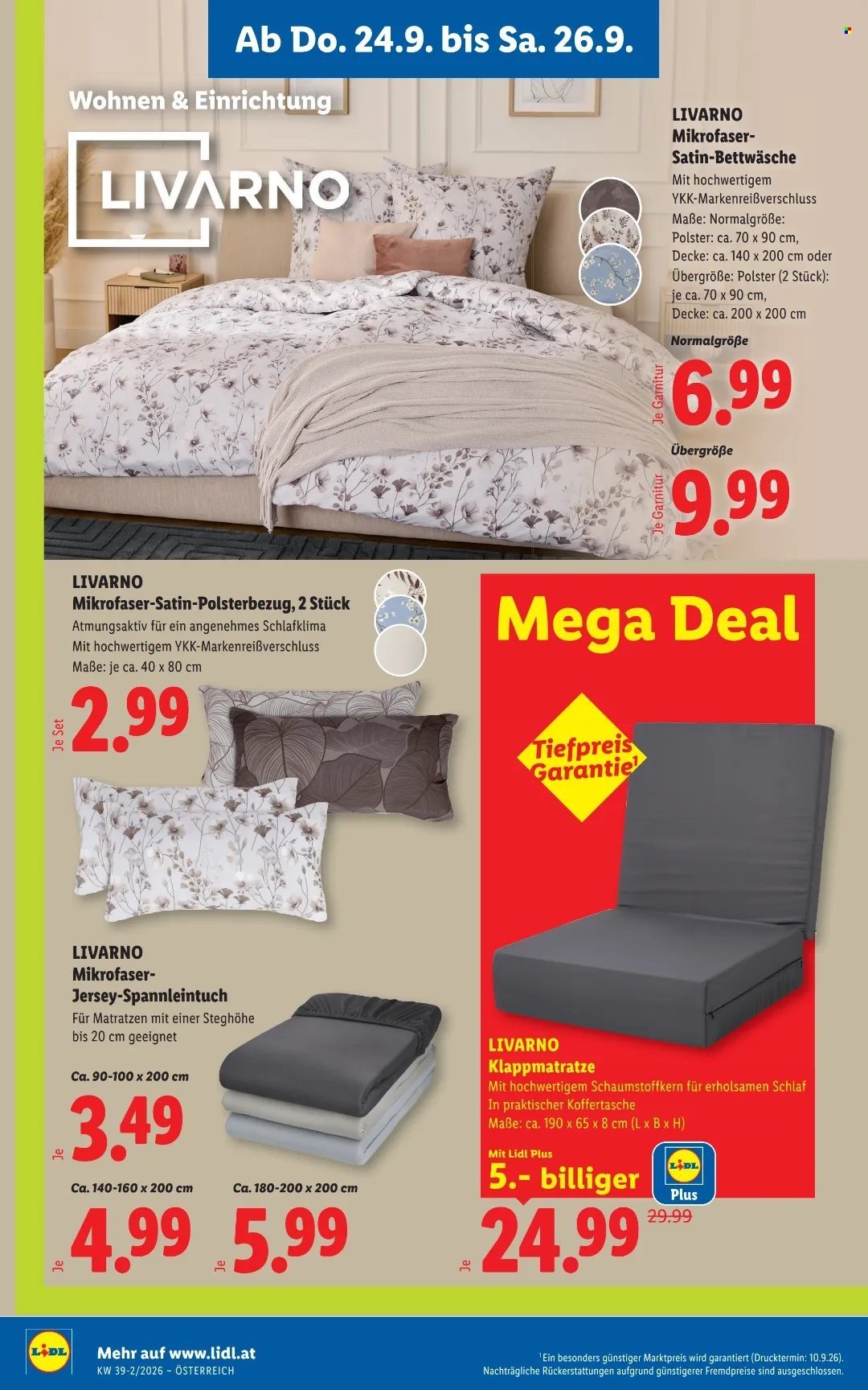 LIDL Flugblatt - Ab Donnerstag, 24.9.2026
