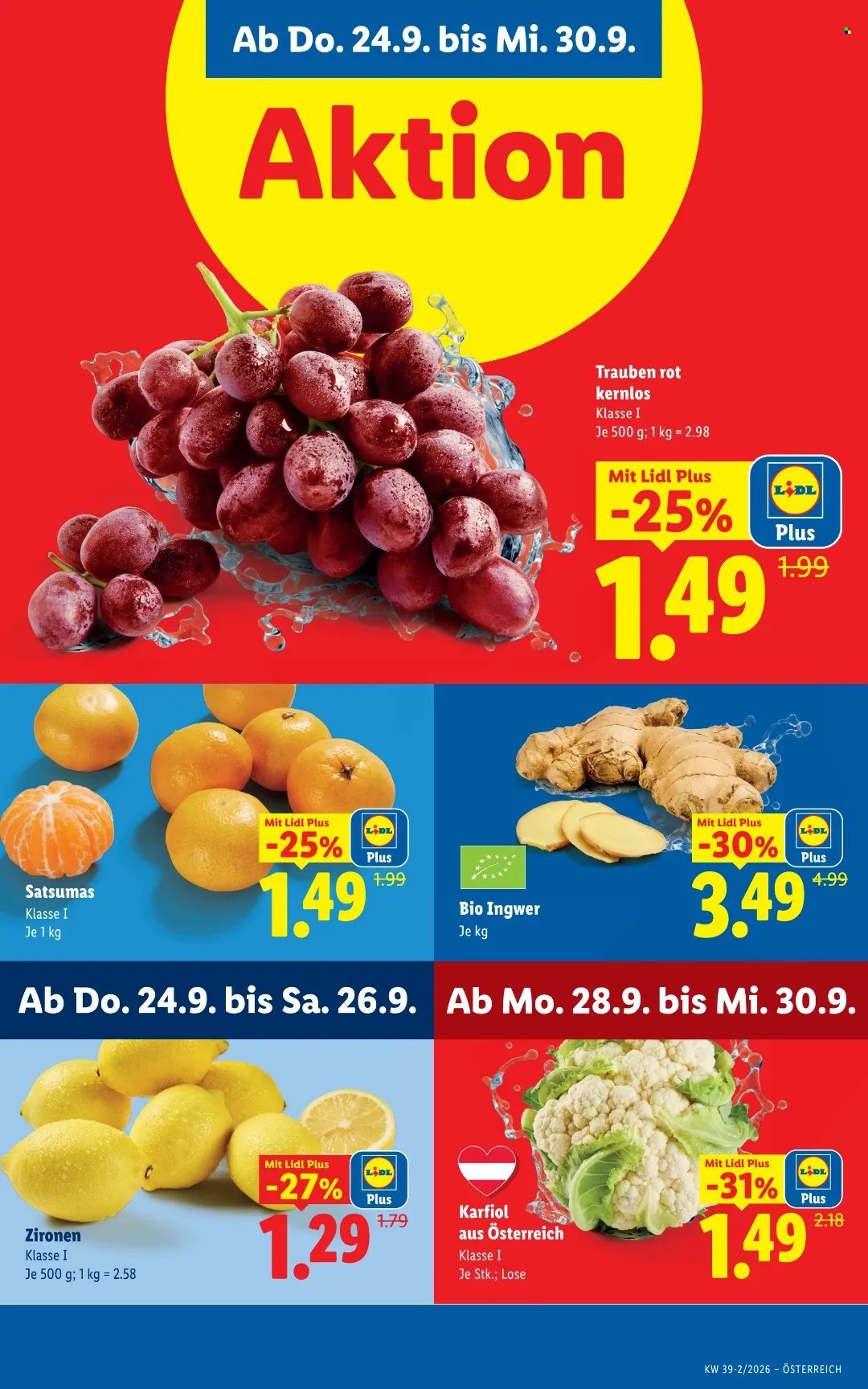 LIDL Flugblatt - Ab Donnerstag, 24.9.2026