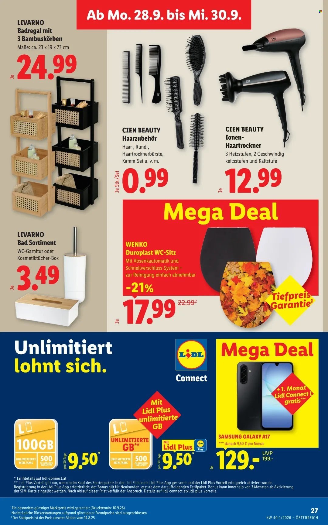 LIDL Flugblatt - Ab Donnerstag, 24.9.2026
