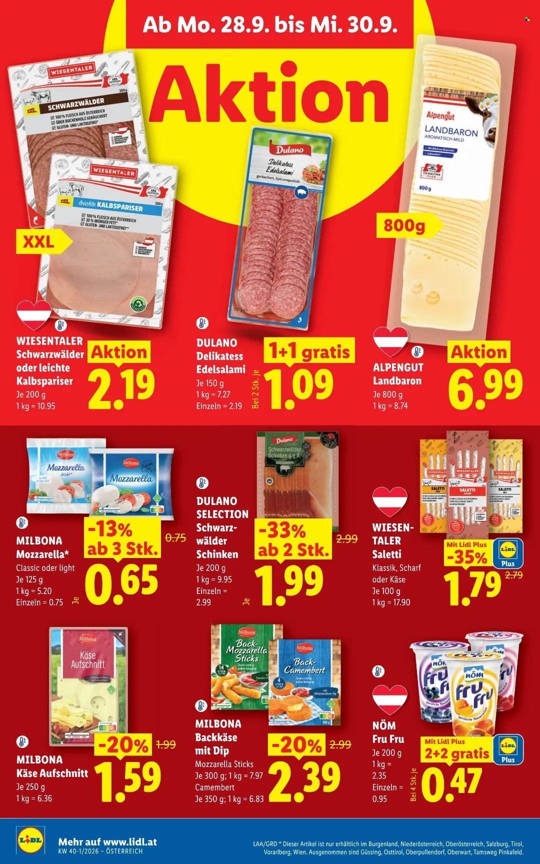LIDL Flugblatt - Ab Donnerstag, 24.9.2026