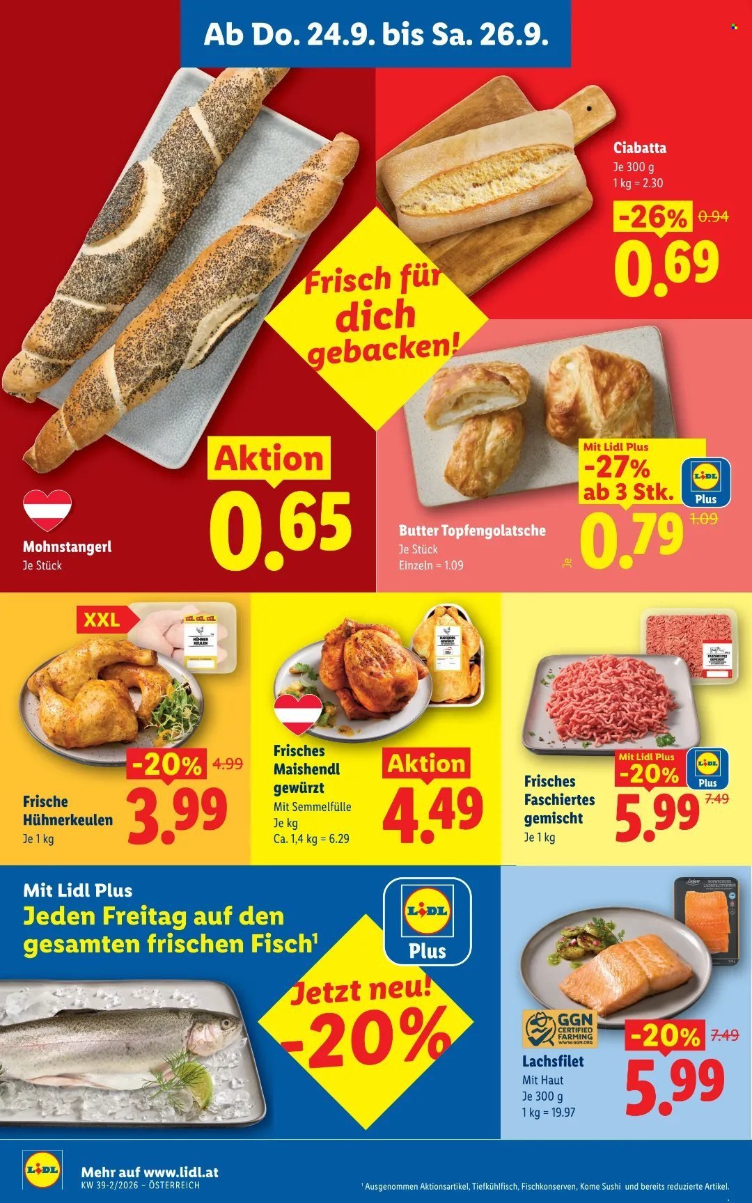 LIDL Flugblatt - Ab Donnerstag, 24.9.2026