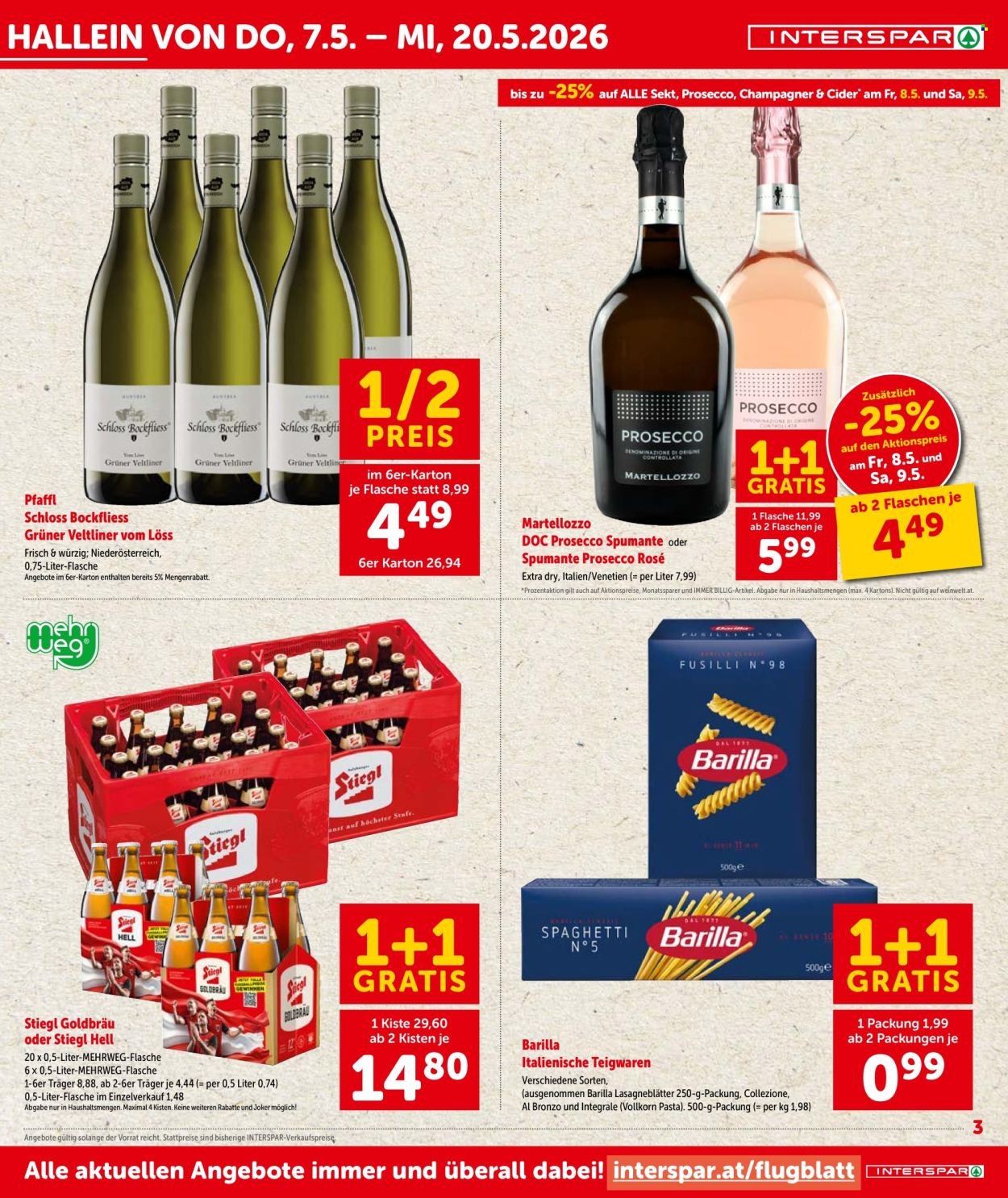 INTERSPAR Flugblatt - Ab Donnerstag, 7.5.2026