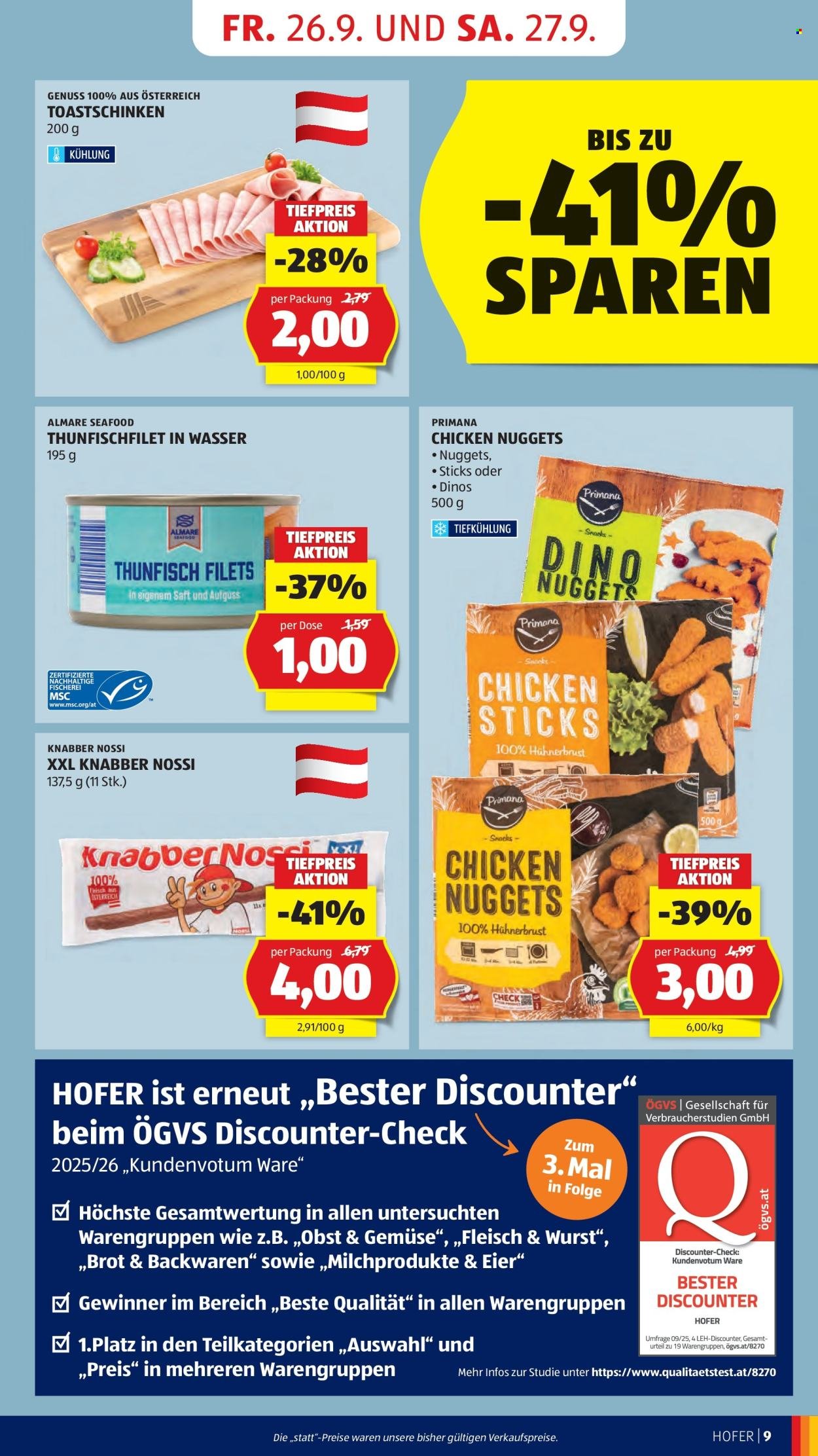 HOFER Flugblatt - Ab Freitag, 26.9.2025 (2025-09-26 - 2025-10-02)