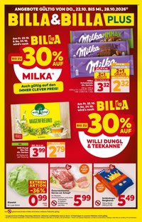 BILLA Flugblatt - Ab Donnerstag, 22.10.2026