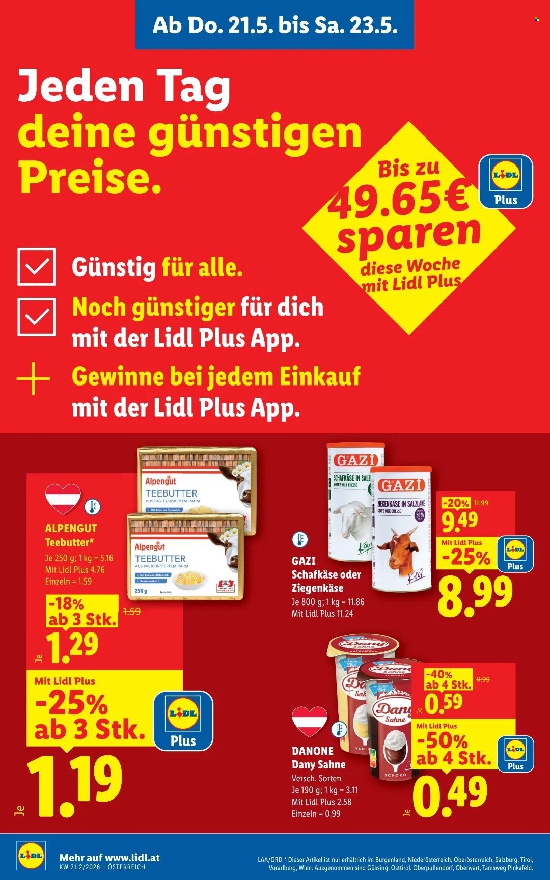 LIDL Flugblatt - Ab Donnerstag, 21.5.2026