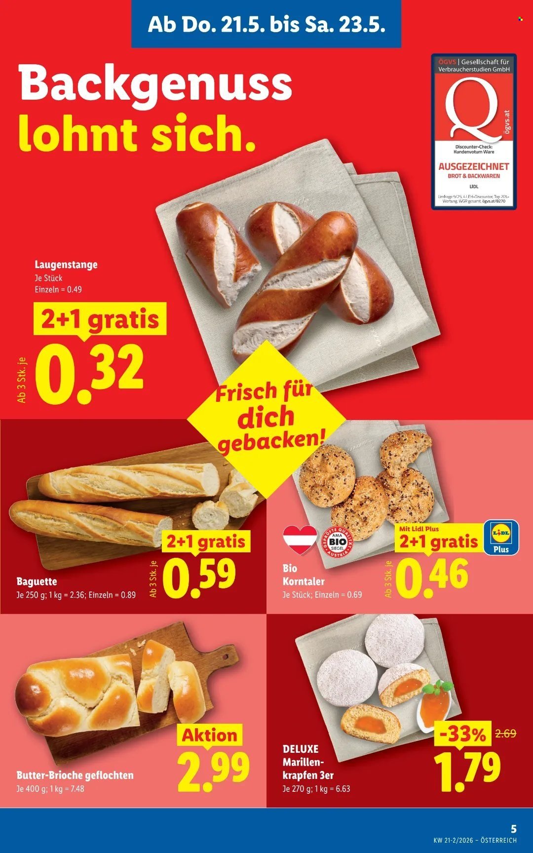 LIDL Flugblatt - Ab Donnerstag, 21.5.2026