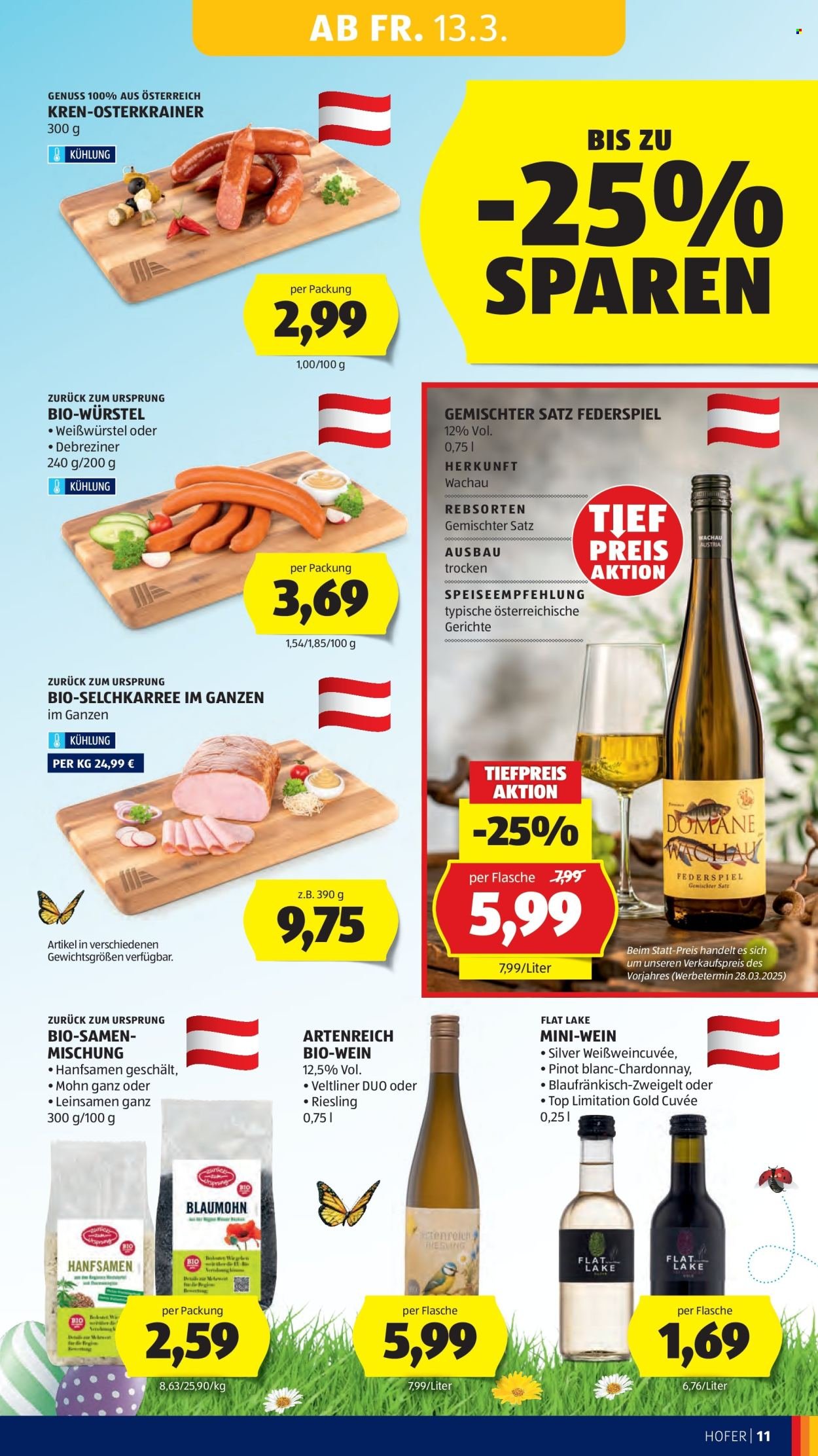 HOFER Flugblatt - Ab Mittwoch, 11.3.2026