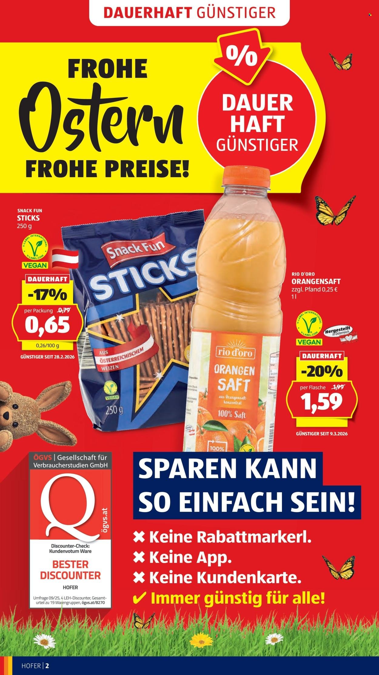 HOFER Flugblatt - Ab Mittwoch, 11.3.2026