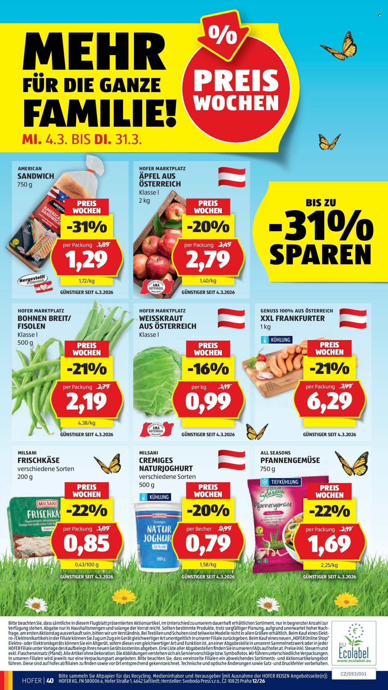 HOFER Flugblatt - Ab Mittwoch, 11.3.2026 (2026-03-11 - 2026-03-19) | 47